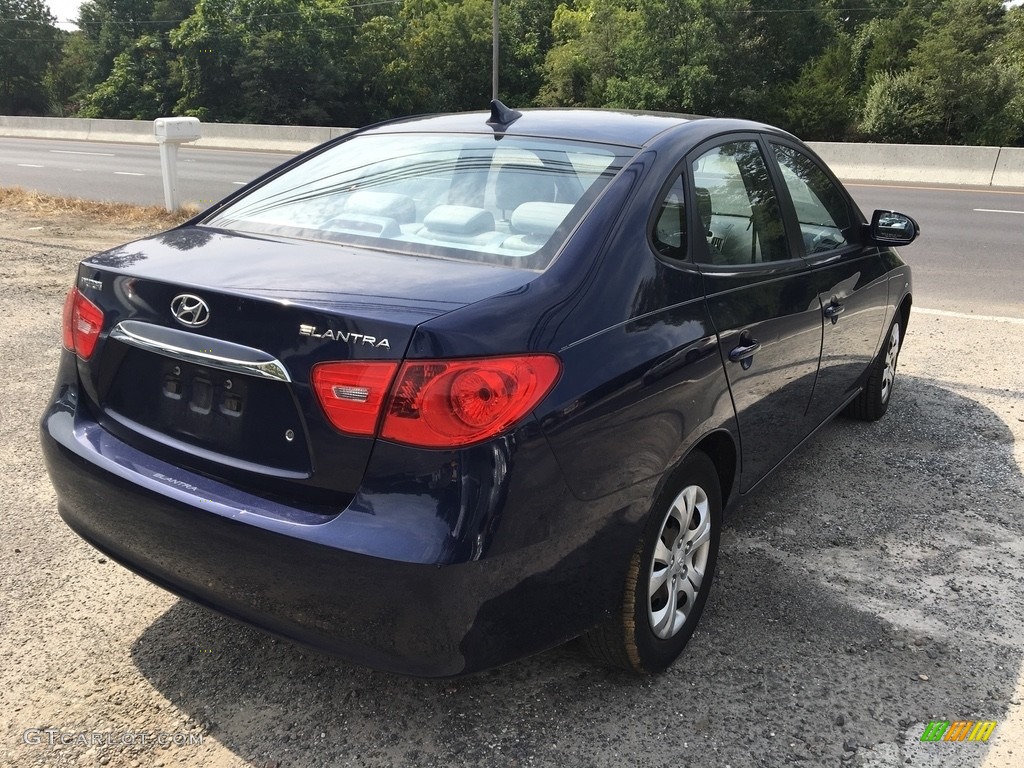 2010 Elantra GLS - Regatta Blue / Gray photo #7