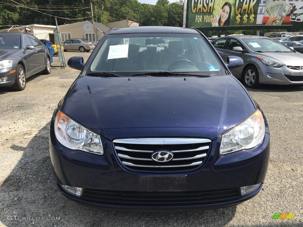 2010 Elantra GLS - Regatta Blue / Gray photo #15