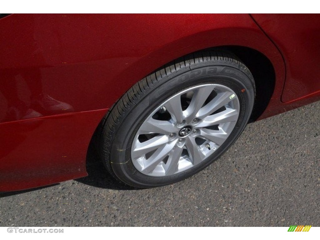 2018 Camry LE - Ruby Flare Pearl / Black photo #9