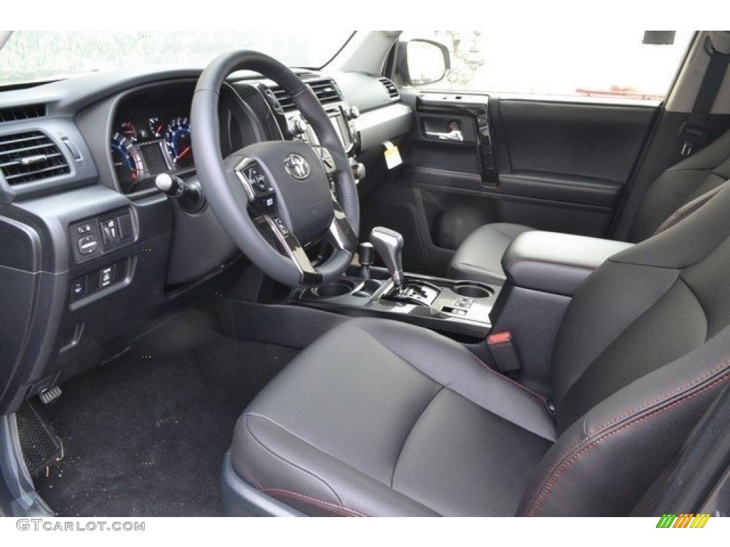 Black Interior 2018 Toyota 4Runner TRD Off-Road 4x4 Photo #122705390