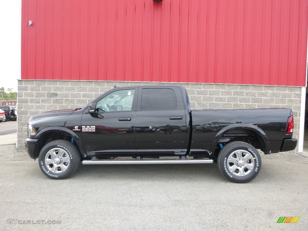 Brilliant Black Crystal Pearl 2018 Ram 2500 Laramie Crew Cab 4x4 Exterior Photo #122706545