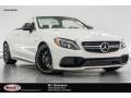 2017 Polar White Mercedes-Benz C 63 AMG Cabriolet  photo #1