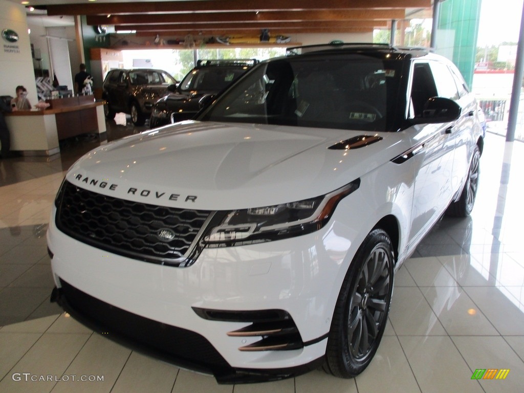 2018 Range Rover Velar R Dynamic SE - Yulong White Metallic / Eclipse/Ebony photo #8