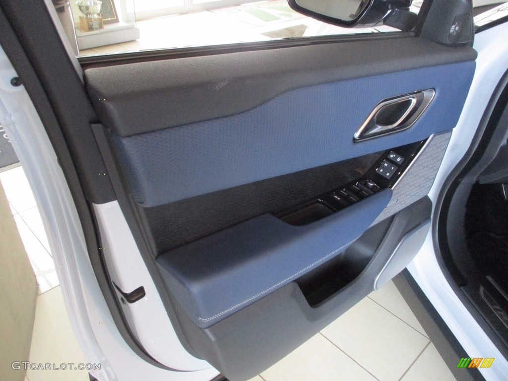2018 Land Rover Range Rover Velar R Dynamic SE Eclipse/Ebony Door Panel Photo #122707082