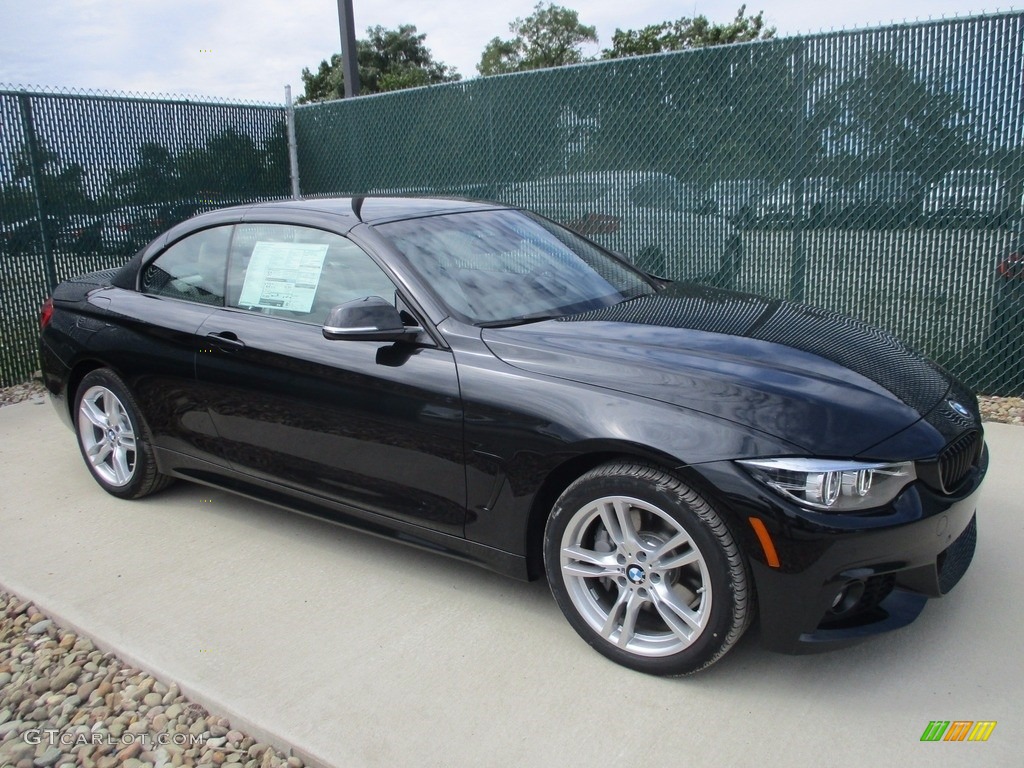 Black Sapphire Metallic 2018 BMW 4 Series 440i xDrive Convertible Exterior Photo #122708594