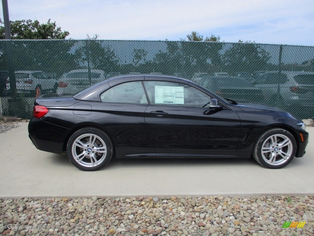 Black Sapphire Metallic 2018 BMW 4 Series 440i xDrive Convertible Exterior Photo #122708621