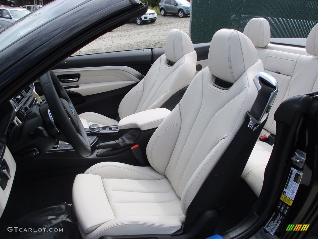 Ivory White Interior 2018 BMW 4 Series 440i xDrive Convertible Photo #122708720