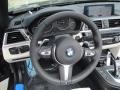 2018 BMW 4 Series Ivory White Interior Steering Wheel Photo