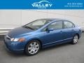 Atomic Blue Metallic 2006 Honda Civic LX Sedan