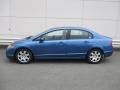 Atomic Blue Metallic - Civic LX Sedan Photo No. 2