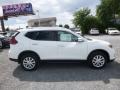 2017 Glacier White Nissan Rogue S AWD  photo #3