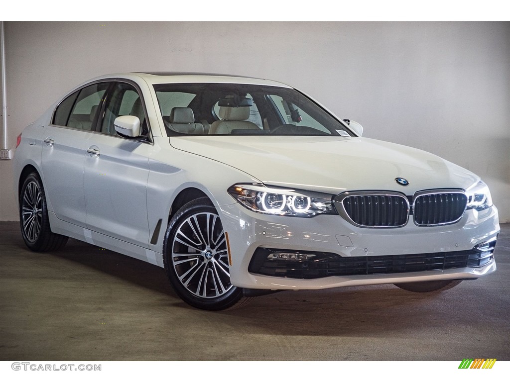 Alpine White 2018 BMW 5 Series 530i Sedan Exterior Photo #122713061