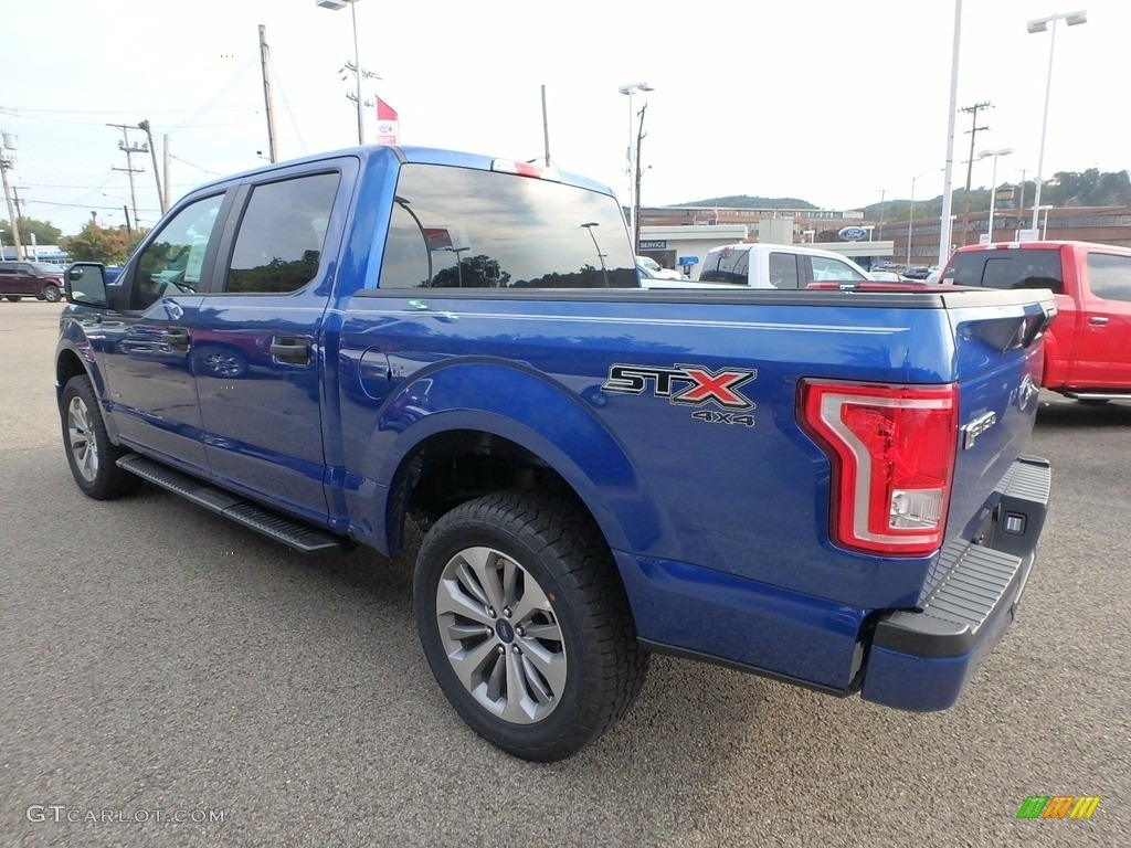 2017 F150 XL SuperCrew 4x4 - Lightning Blue / Earth Gray photo #4