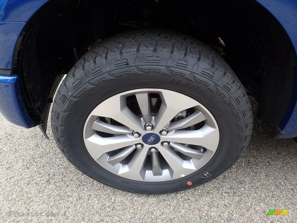 2017 F150 XL SuperCrew 4x4 - Lightning Blue / Earth Gray photo #9