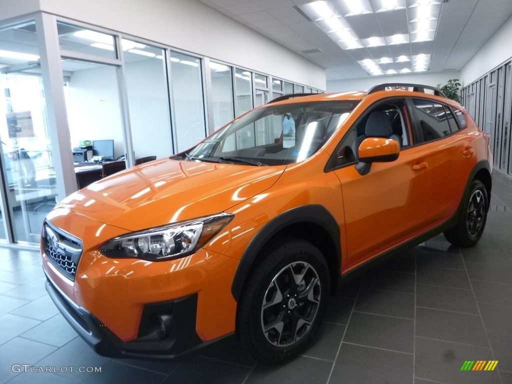 Sunshine Orange 2018 Subaru Crosstrek 2.0i Premium Exterior Photo #122714009