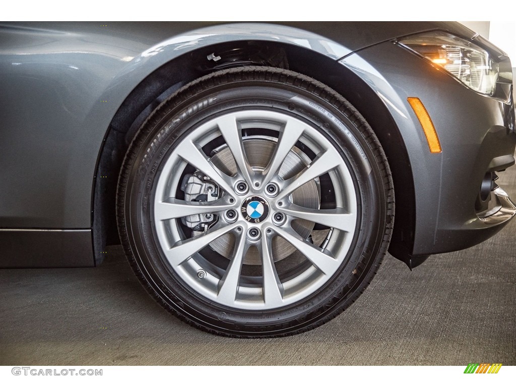 2018 3 Series 320i Sedan - Mineral Grey Metallic / Black photo #9