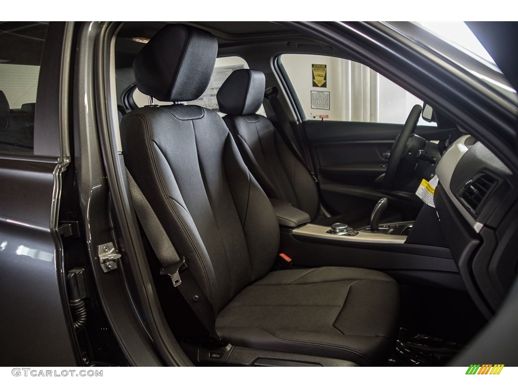 2018 3 Series 320i Sedan - Mineral Grey Metallic / Black photo #2