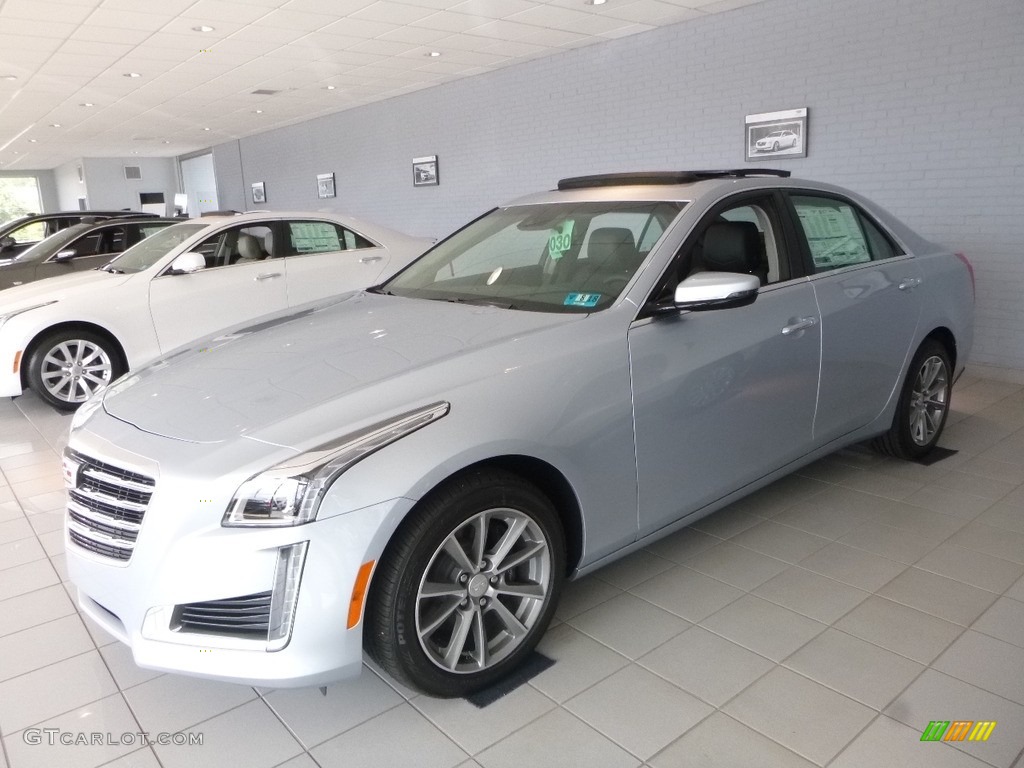 Radiant Silver Metallic 2018 Cadillac CTS Luxury AWD Exterior Photo #122714570