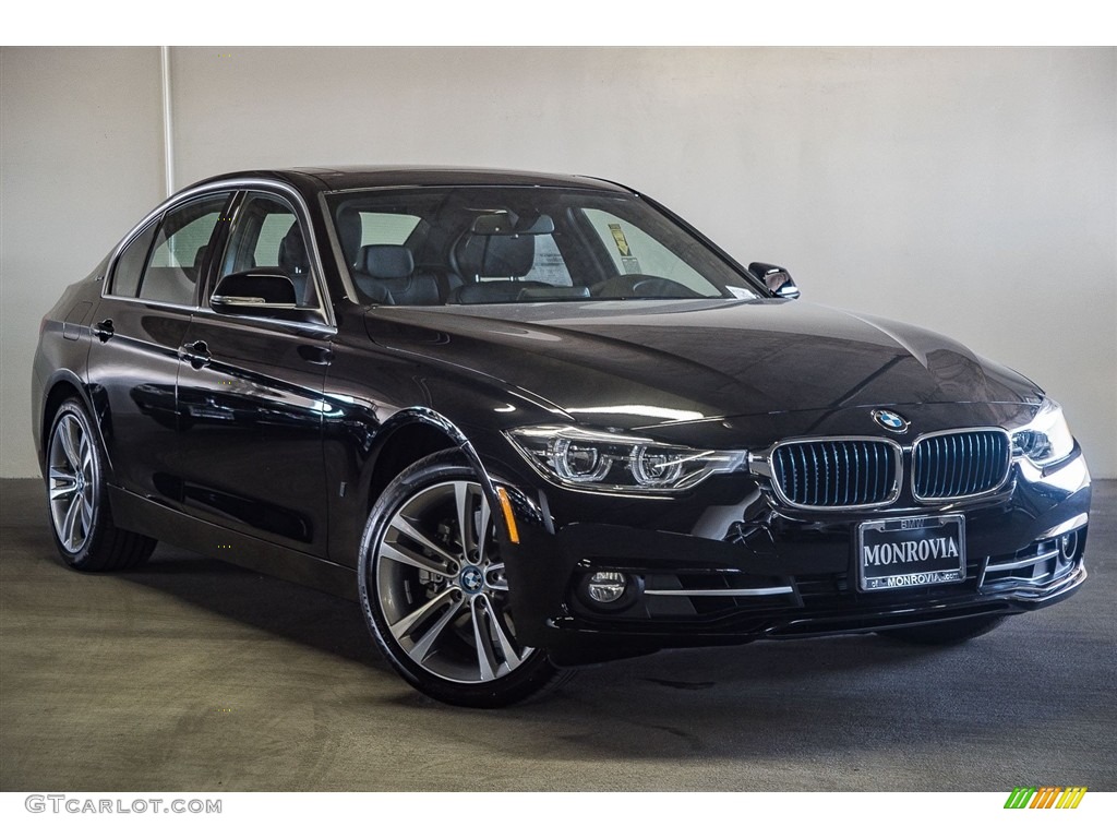2018 3 Series 330e iPerformance Sedan - Jet Black / Black photo #12