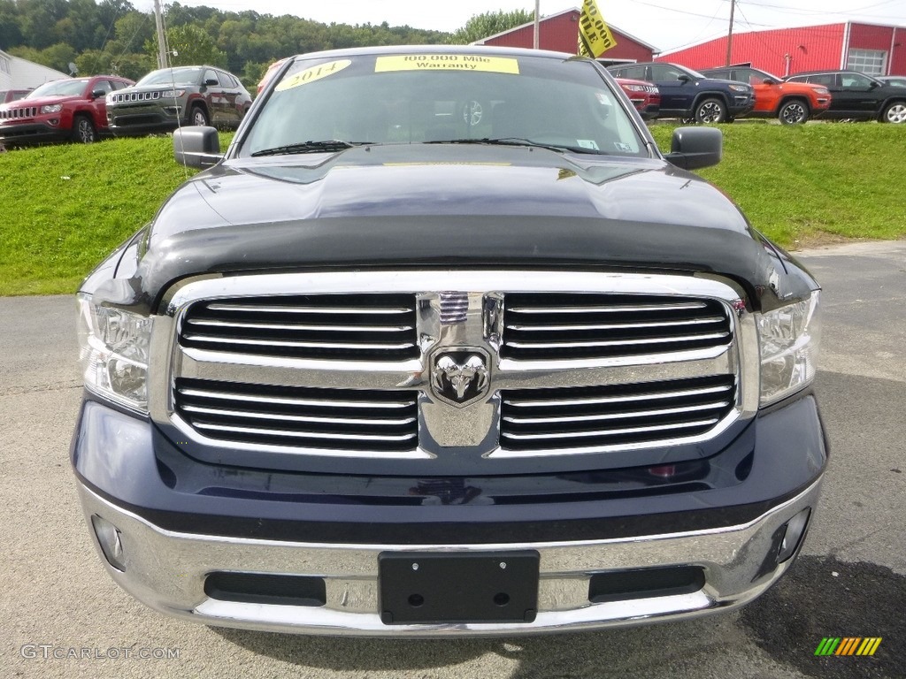 2014 1500 SLT Quad Cab 4x4 - Mineral Gray Metallic / Black/Diesel Gray photo #8