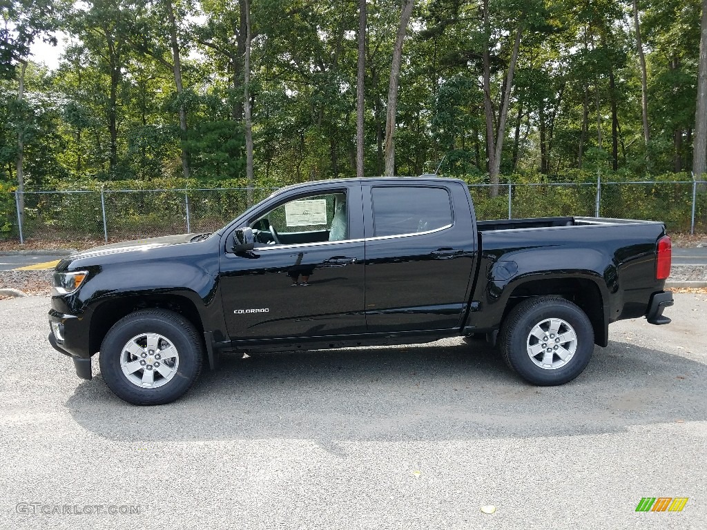 Black 2017 Chevrolet Colorado WT Crew Cab Exterior Photo #122717123