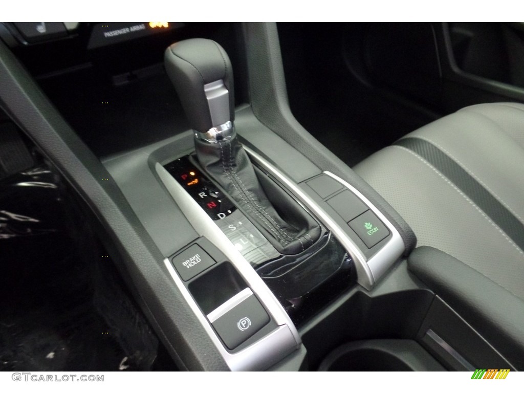 2017 Civic EX-L Sedan - Modern Steel Metallic / Gray photo #13