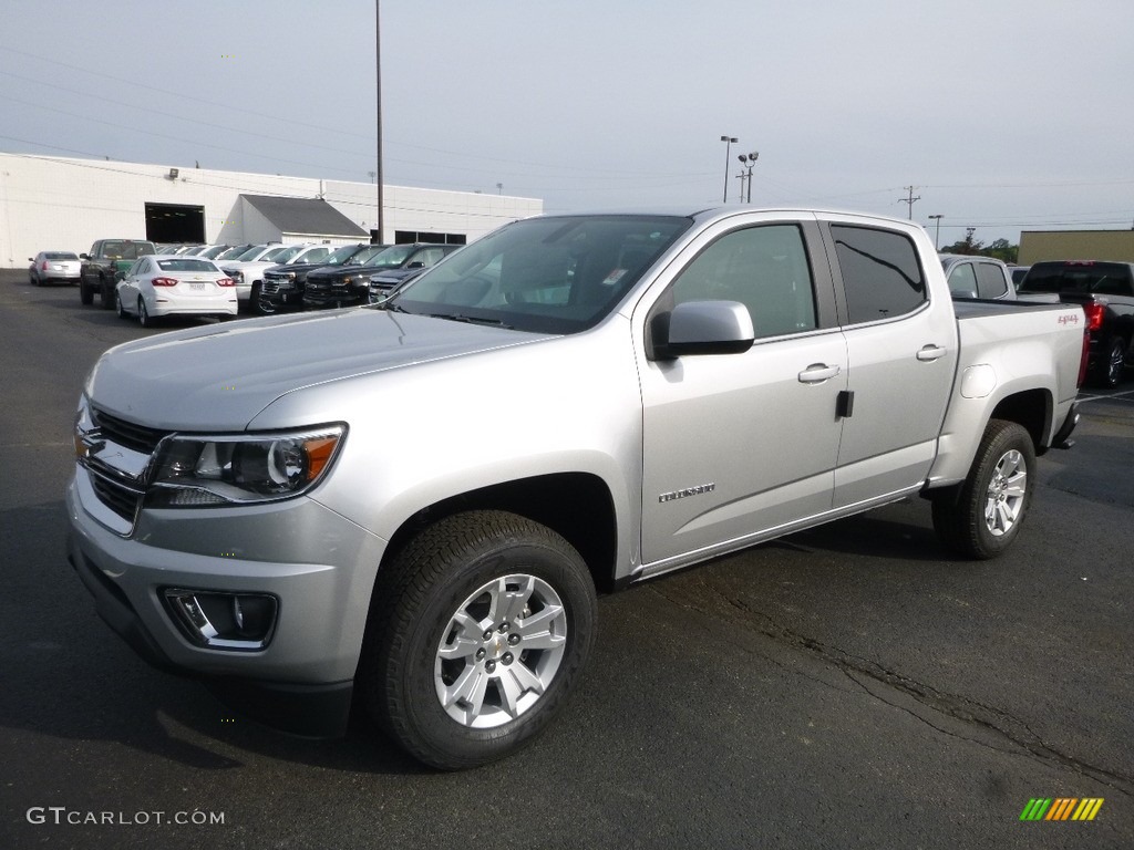 Silver Ice Metallic 2018 Chevrolet Colorado LT Crew Cab 4x4 Exterior Photo #122717932