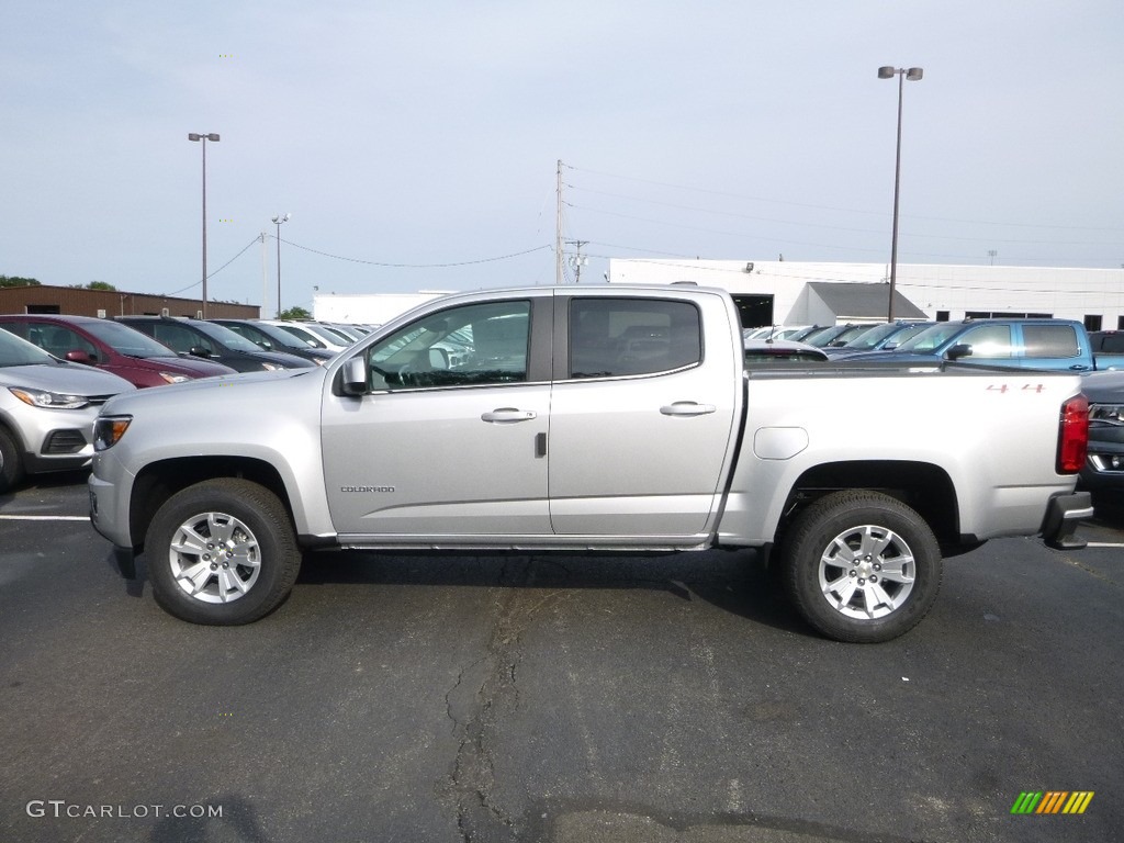 Silver Ice Metallic 2018 Chevrolet Colorado LT Crew Cab 4x4 Exterior Photo #122717953