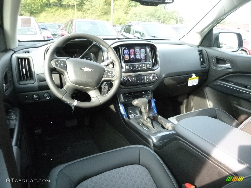 Jet Black Interior 2018 Chevrolet Colorado Z71 Crew Cab 4x4 Photo #122718797