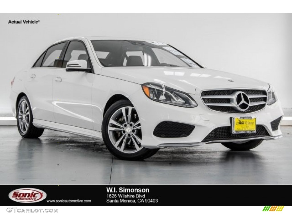 2015 E 250 Blutec Sedan - Polar White / Black photo #1