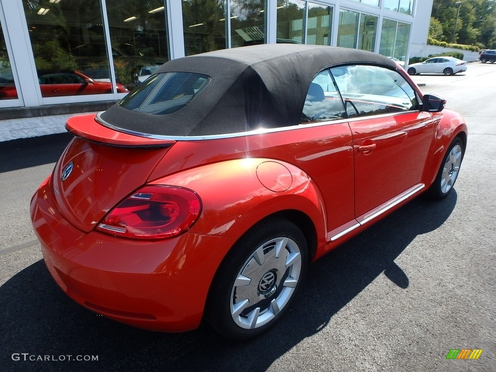 2016 Beetle 1.8T S - Habanero Orange Metallic / Black photo #3