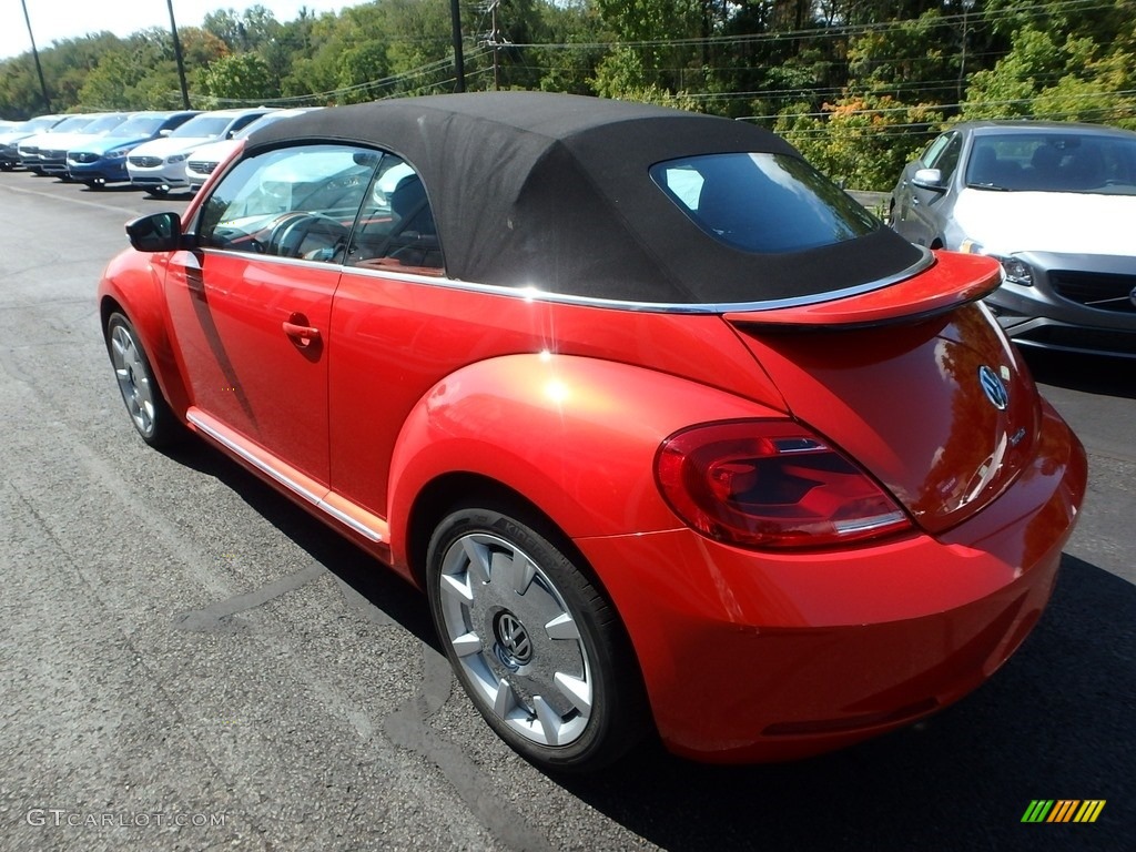 2016 Beetle 1.8T S - Habanero Orange Metallic / Black photo #5