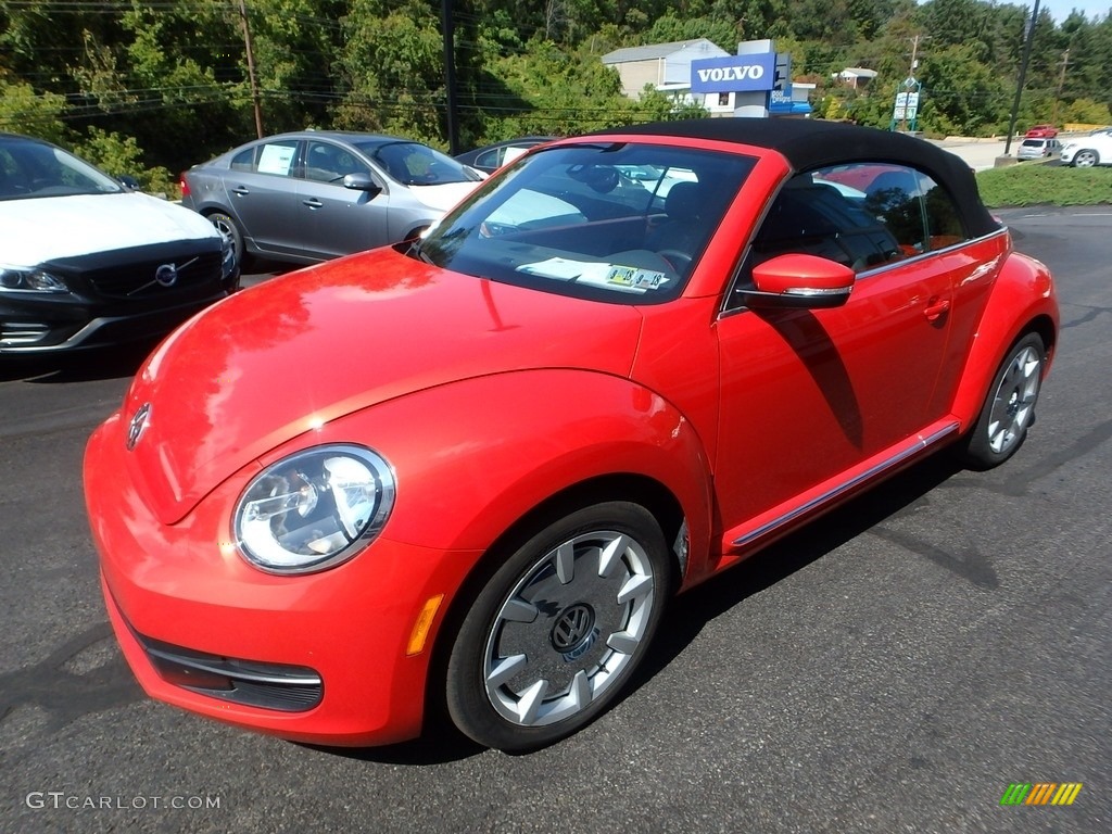 2016 Beetle 1.8T S - Habanero Orange Metallic / Black photo #7