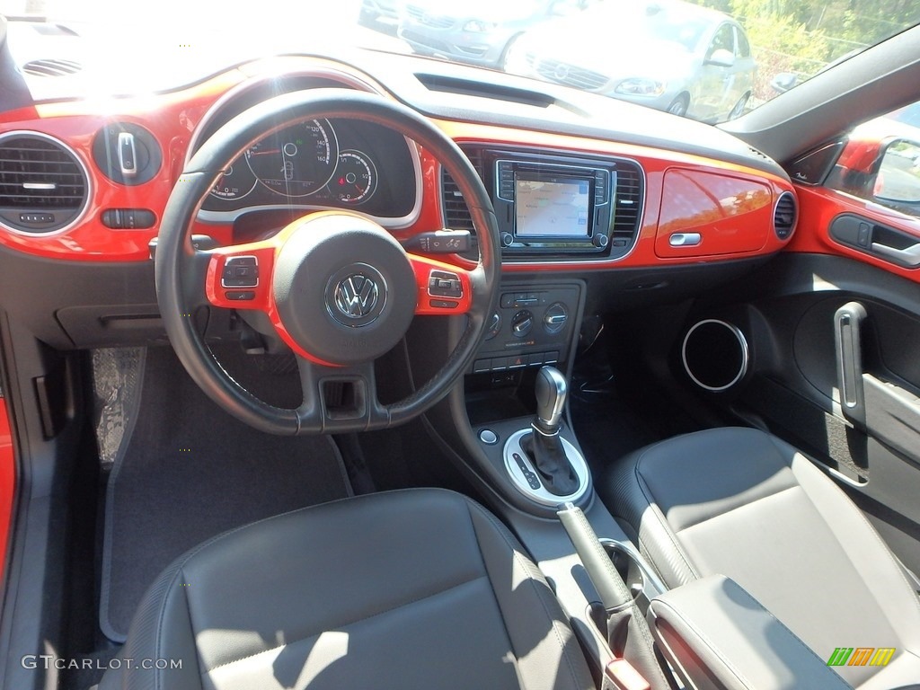 2016 Beetle 1.8T S - Habanero Orange Metallic / Black photo #16