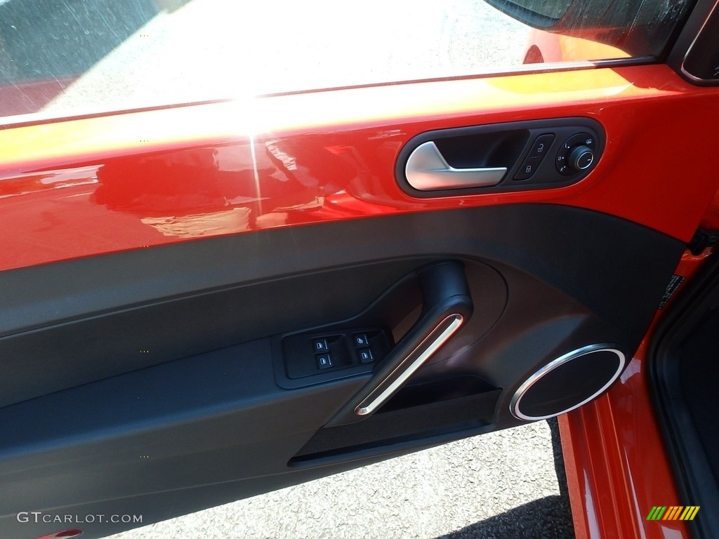 2016 Beetle 1.8T S - Habanero Orange Metallic / Black photo #17