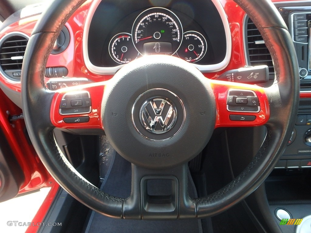 2016 Beetle 1.8T S - Habanero Orange Metallic / Black photo #19