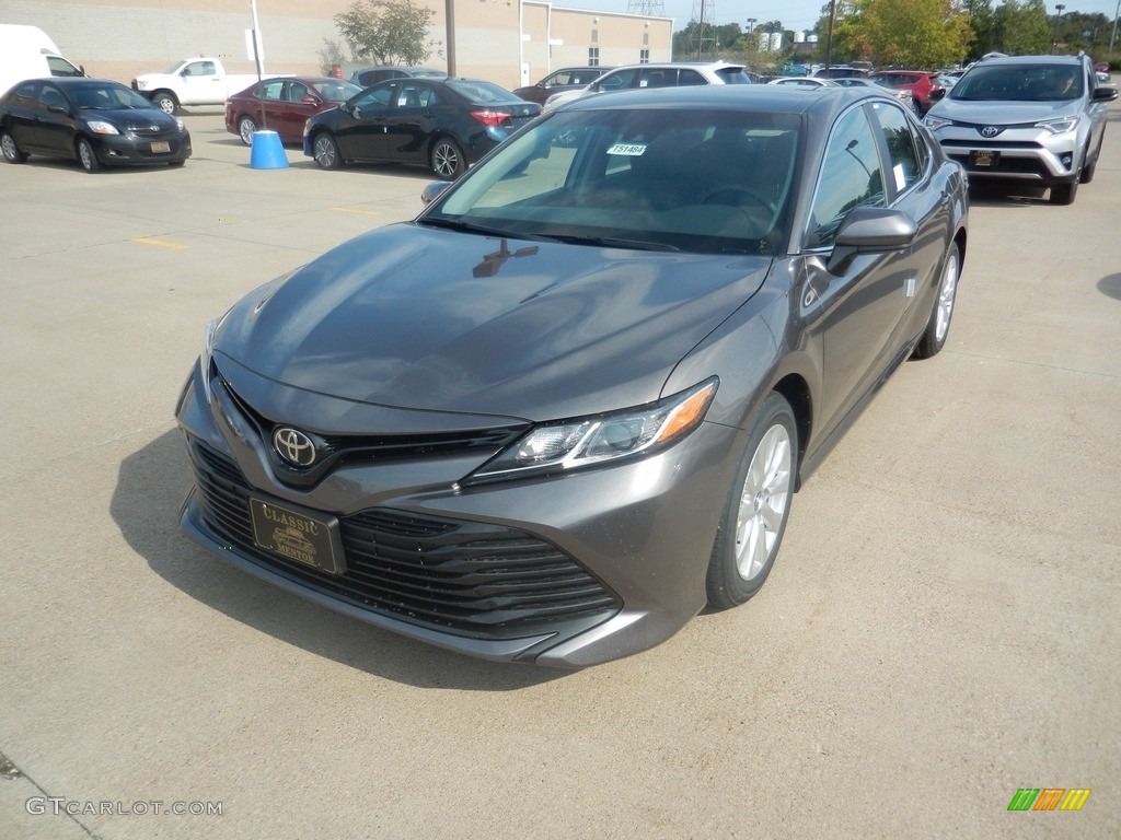 2018 Camry LE - Predawn Gray Mica / Ash photo #1