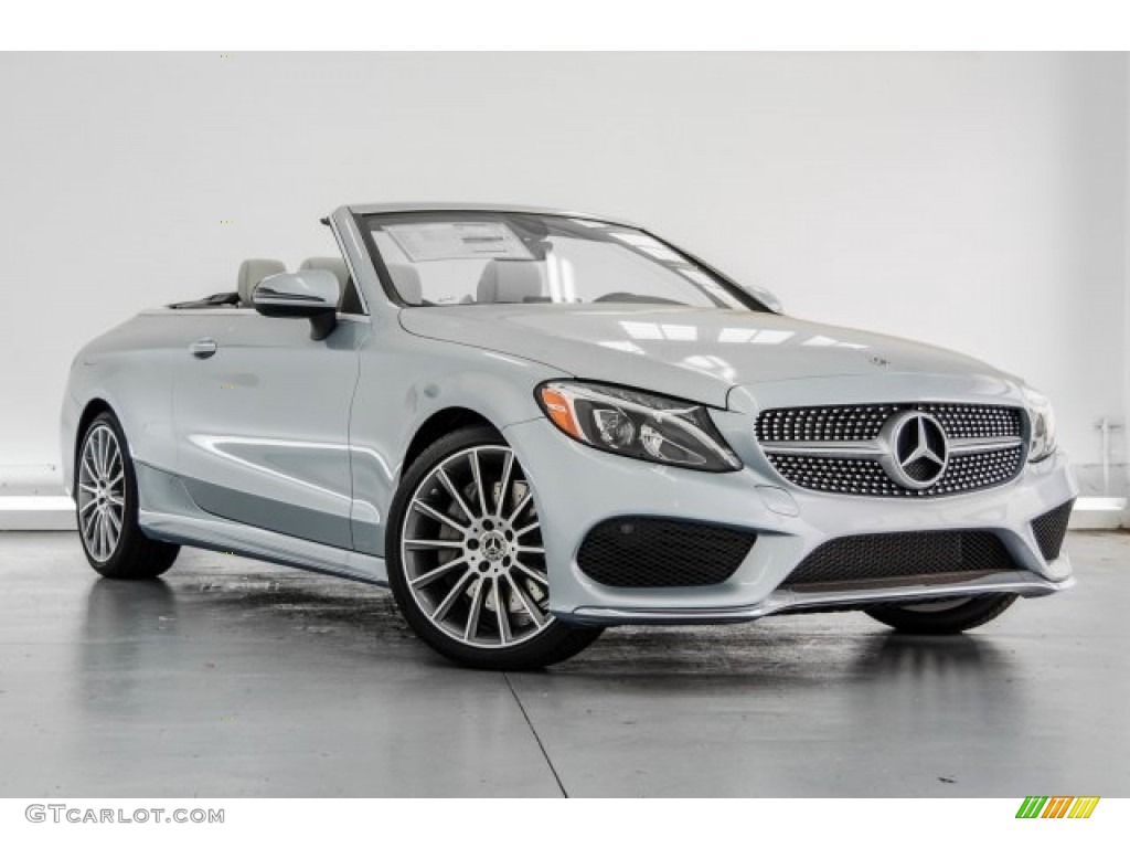 Diamond Silver Metallic 2018 Mercedes-Benz C 300 Cabriolet Exterior Photo #122725889