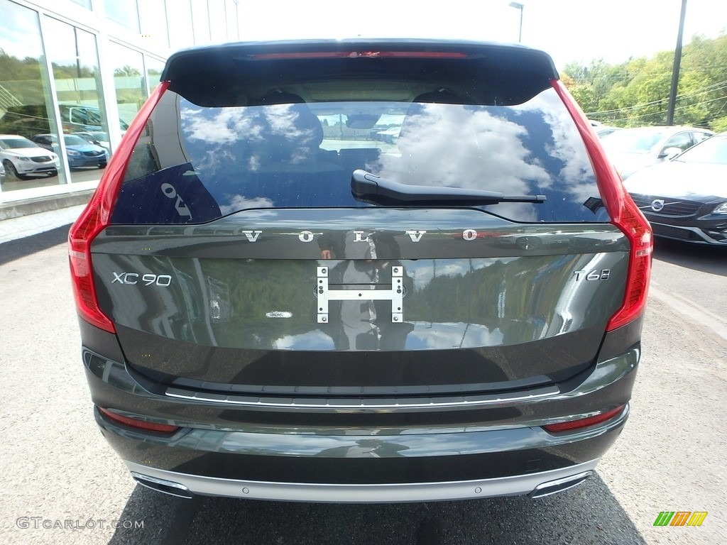 2018 XC90 T6 AWD Momentum - Pine Grey Metallic / Blonde photo #3