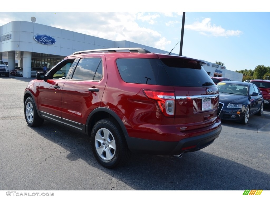 2013 Explorer 4WD - Ruby Red Metallic / Medium Light Stone photo #5