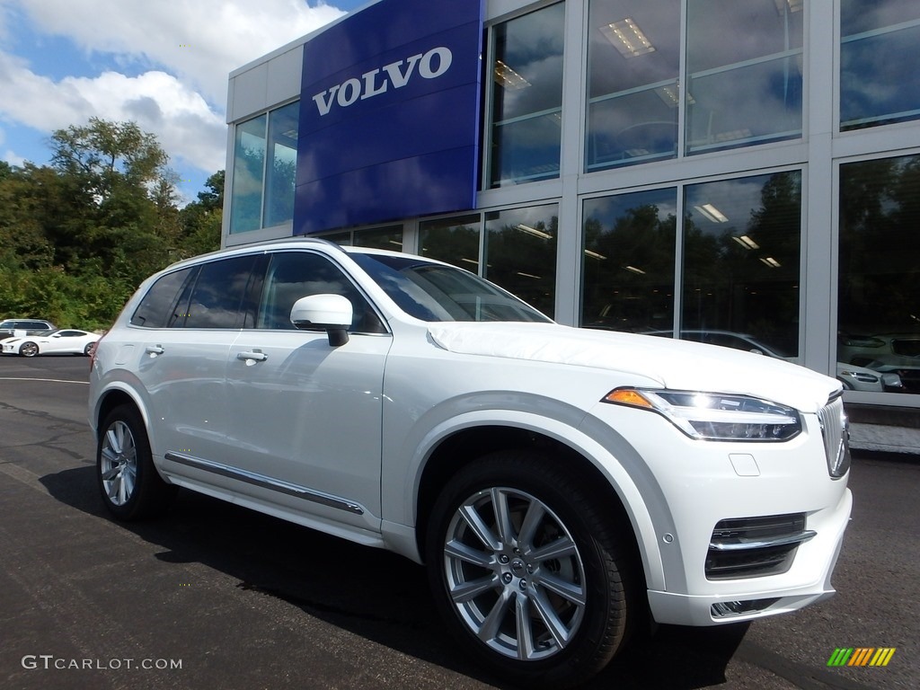 Crystal White Pearl Metallic 2018 Volvo XC90 T6 AWD Inscription Exterior Photo #122726291