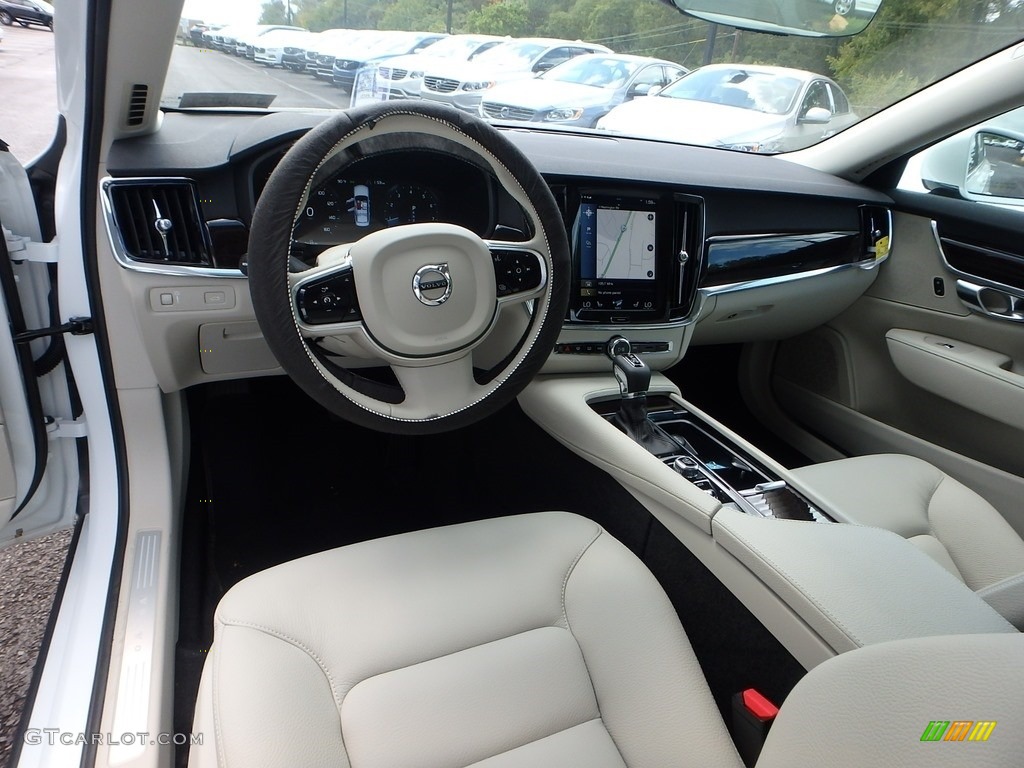 Blonde Interior 2018 Volvo S90 T5 AWD Momentum Photo #122726918