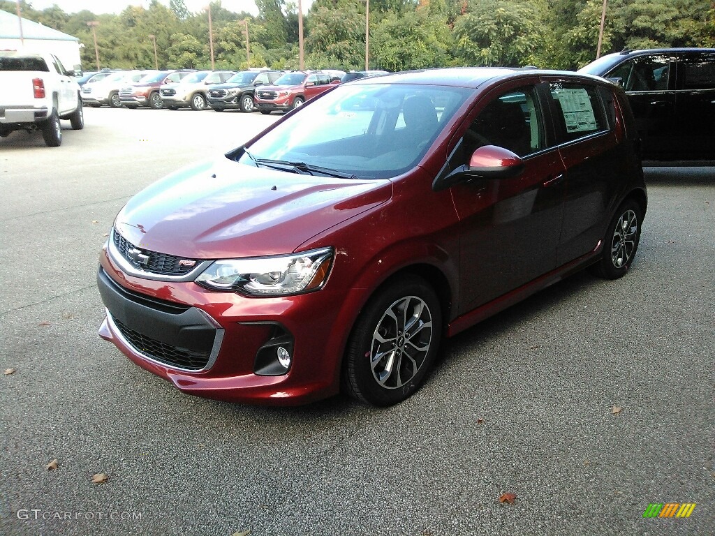 Cajun Red Tintcoat 2018 Chevrolet Sonic LT Hatchback Exterior Photo #122728289