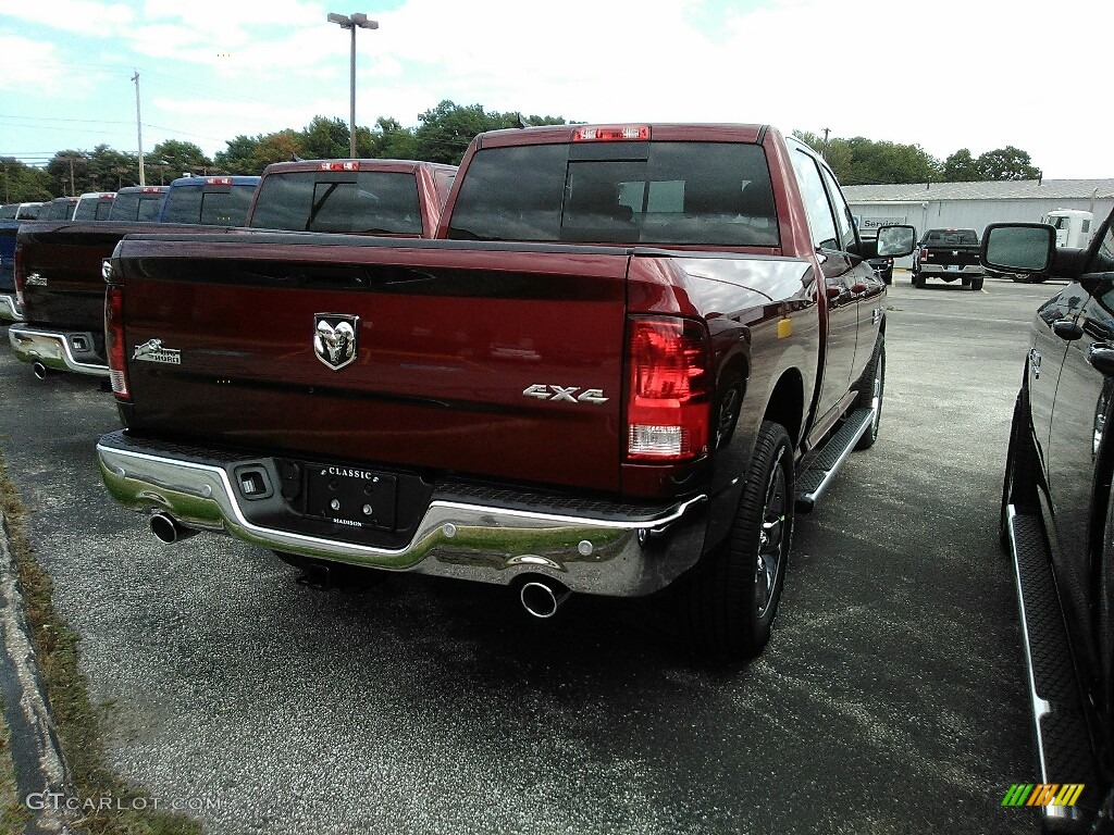 2018 1500 Big Horn Crew Cab 4x4 - Delmonico Red Pearl / Black/Diesel Gray photo #3