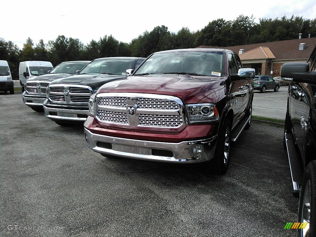 2018 1500 Laramie Crew Cab 4x4 - Delmonico Red Pearl / Black photo #1