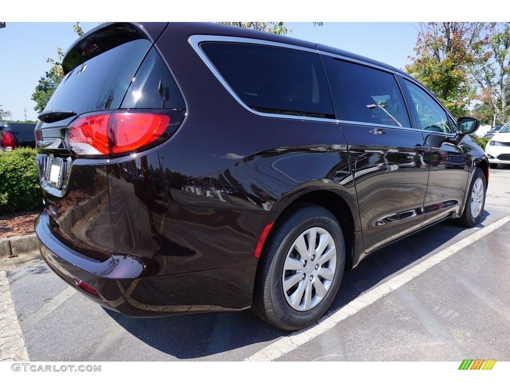 2018 Pacifica L - Dark Cordovan Pearl / Black/Alloy photo #3