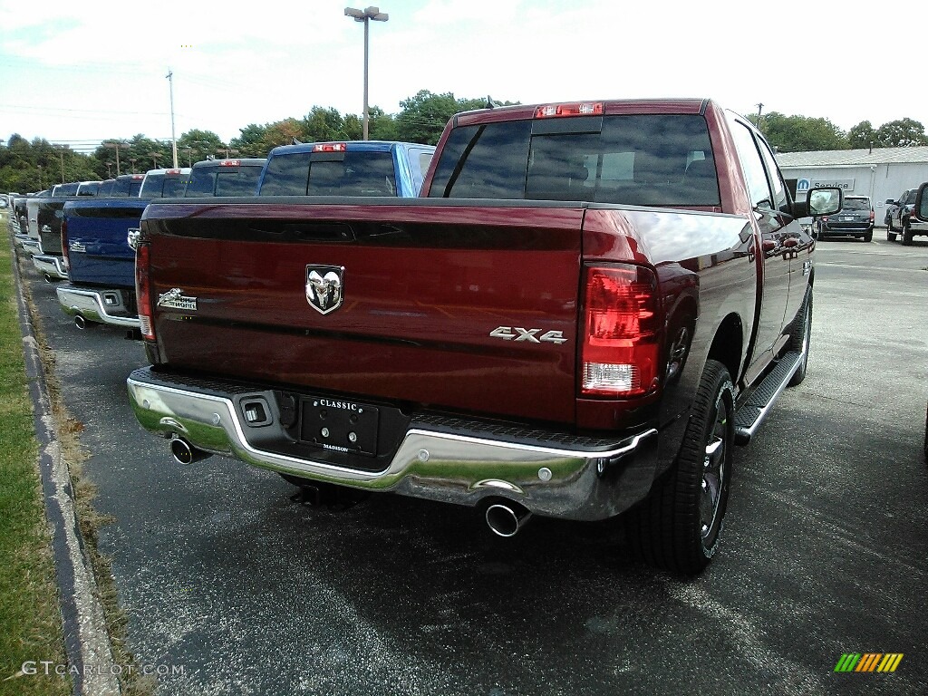 2018 1500 Big Horn Crew Cab 4x4 - Delmonico Red Pearl / Black/Diesel Gray photo #3