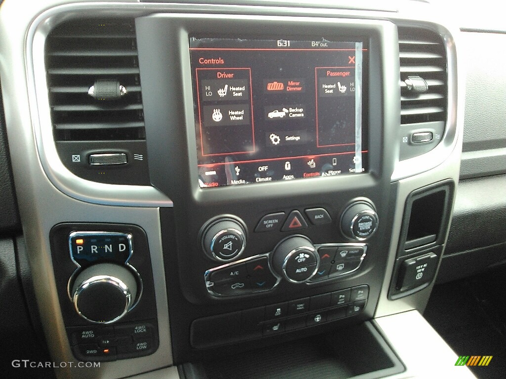 2018 1500 Big Horn Crew Cab 4x4 - Granite Crystal Metallic / Black/Diesel Gray photo #12