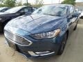 2018 Blue Metallic Ford Fusion SE  photo #1