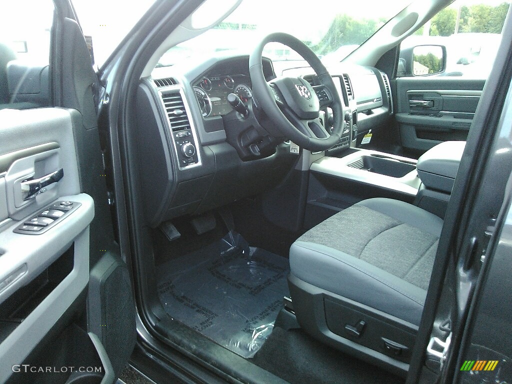 2018 1500 Big Horn Crew Cab 4x4 - Granite Crystal Metallic / Black/Diesel Gray photo #6